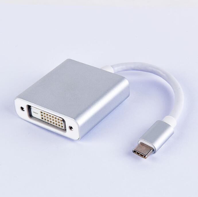 USB-C Type C USB 3.1 Male to DVI 1080P Monitor Adapter Connector Adaptor Cable for Macbook 